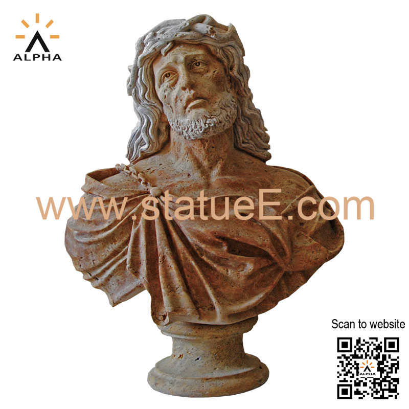 Jesus bust statue